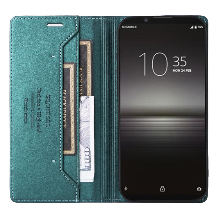 For Sony Xperia 1 II GQUTROBE G01 RFID Anti-theft Leather Phone Case