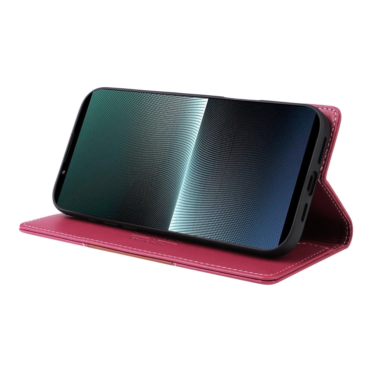 For Sony Xperia 1 V GQUTROBE G01 RFID Anti-theft Leather Phone Case