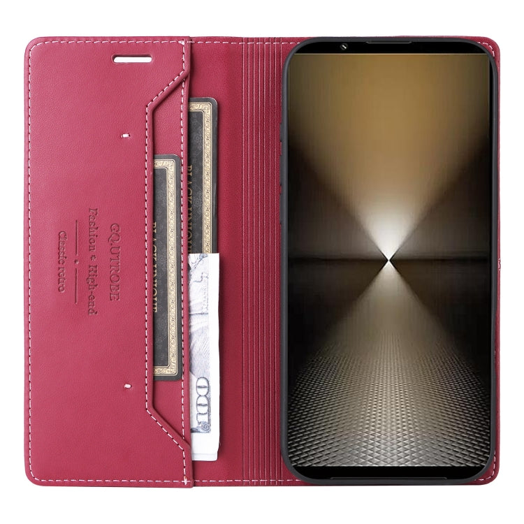 For Sony Xperia 1 VI GQUTROBE G01 RFID Anti-theft Leather Phone Case