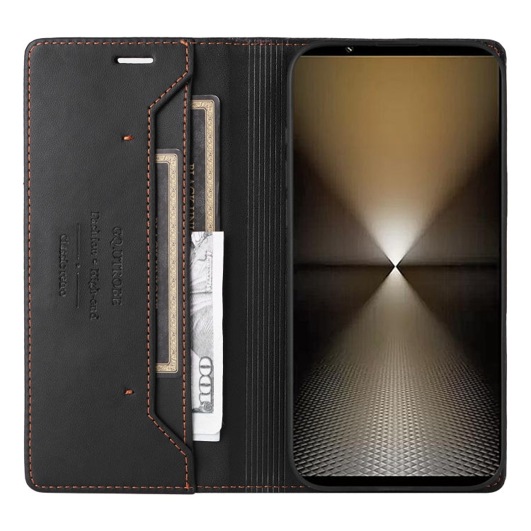 For Sony Xperia 1 VI GQUTROBE G01 RFID Anti-theft Leather Phone Case