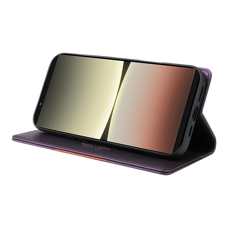 For Sony Xperia 5 IV GQUTROBE G01 RFID Anti-theft Leather Phone Case