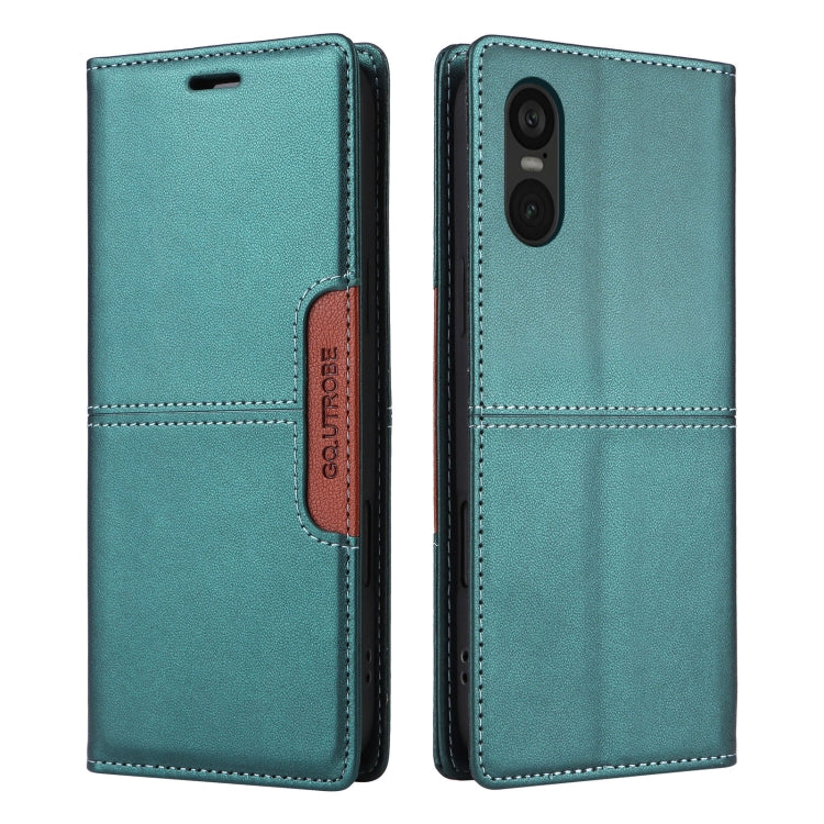 For Sony Xperia 5 VI GQUTROBE G01 RFID Anti-theft Leather Phone Case