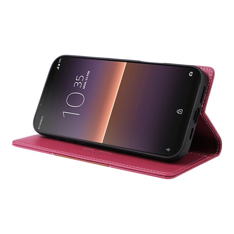 For Sony Xperia 10 II GQUTROBE G01 RFID Anti-theft Leather Phone Case