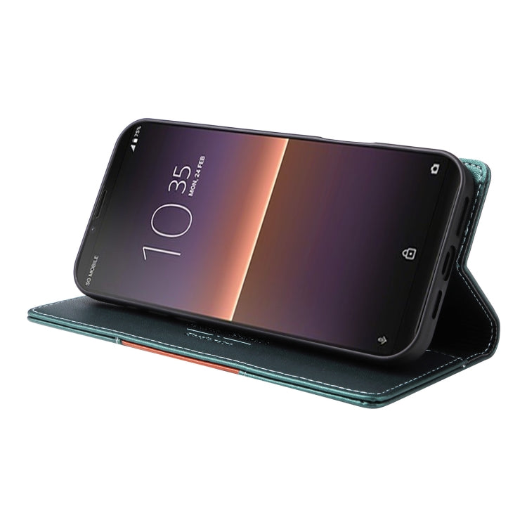For Sony Xperia 10 II GQUTROBE G01 RFID Anti-theft Leather Phone Case