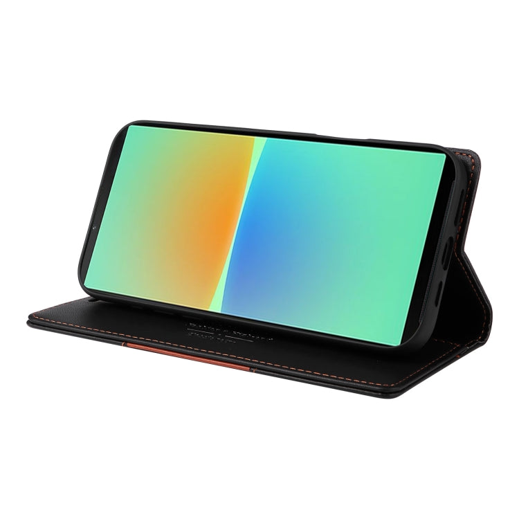 For Sony Xperia 10 IV GQUTROBE G01 RFID Anti-theft Leather Phone Case