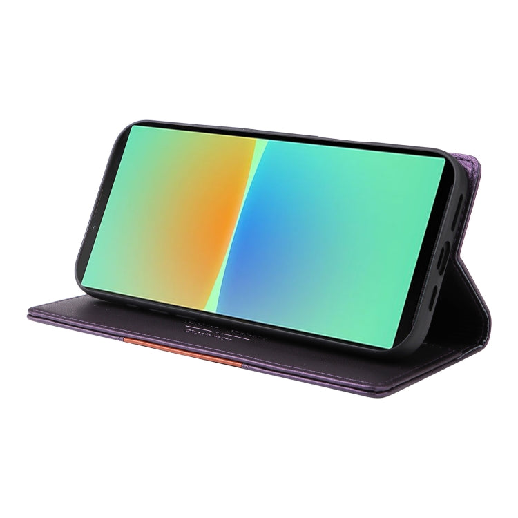 For Sony Xperia 10 IV GQUTROBE G01 RFID Anti-theft Leather Phone Case