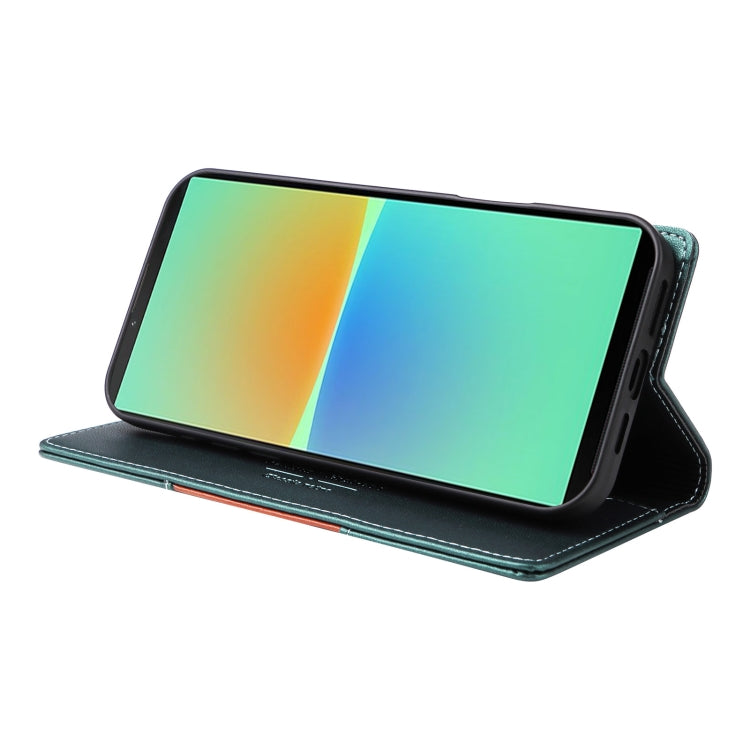 For Sony Xperia 10 IV GQUTROBE G01 RFID Anti-theft Leather Phone Case
