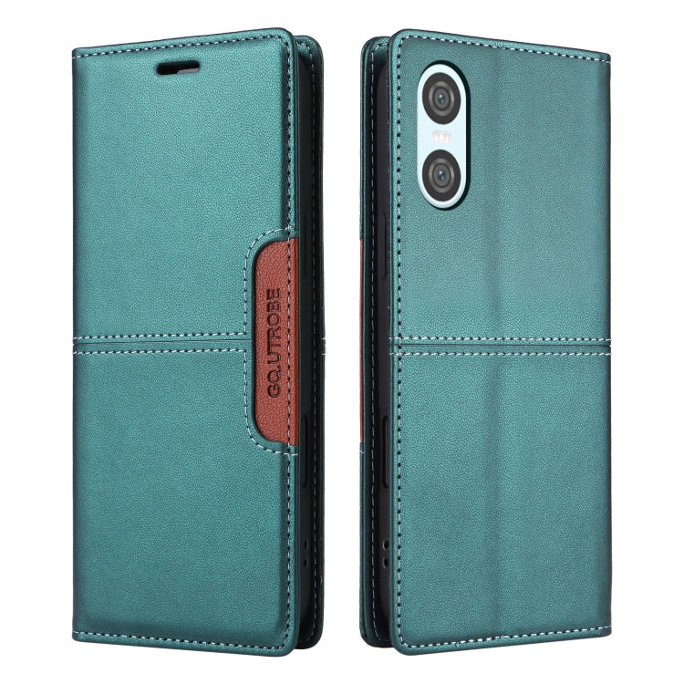 For Sony Xperia 10 VI GQUTROBE G01 RFID Anti-theft Leather Phone Case