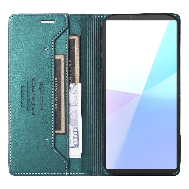 For Sony Xperia 10 VI GQUTROBE G01 RFID Anti-theft Leather Phone Case