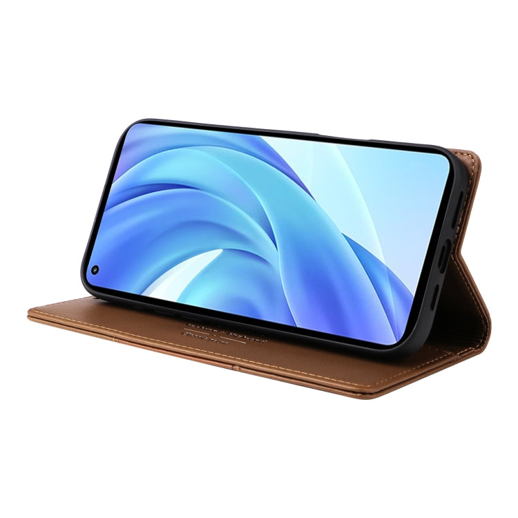 For Xiaomi Mi 11 Lite GQUTROBE G01 RFID Anti-theft Leather Phone Case