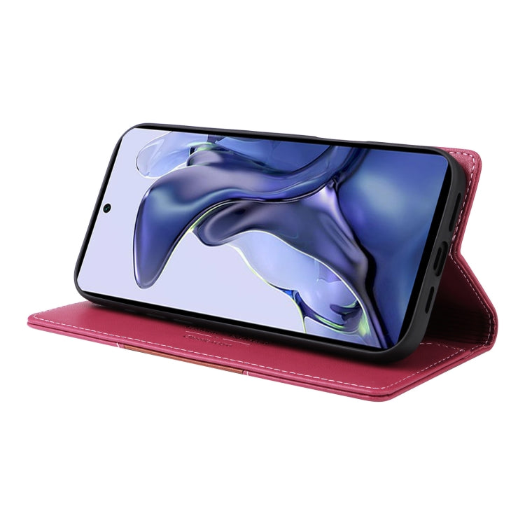 For Xiaomi 11T / 11T Pro GQUTROBE G01 RFID Anti-theft Leather Phone Case