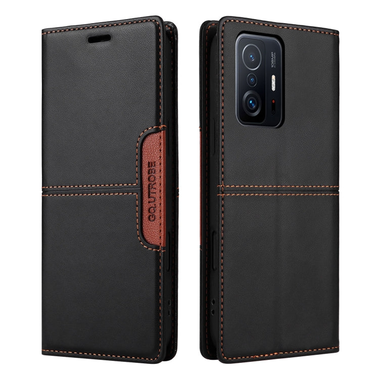 For Xiaomi 11T / 11T Pro GQUTROBE G01 RFID Anti-theft Leather Phone Case