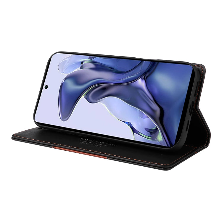 For Xiaomi 11T / 11T Pro GQUTROBE G01 RFID Anti-theft Leather Phone Case