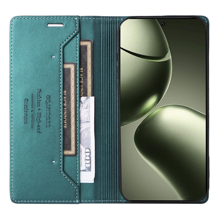 For Xiaomi 14T GQUTROBE G01 RFID Anti-theft Leather Phone Case