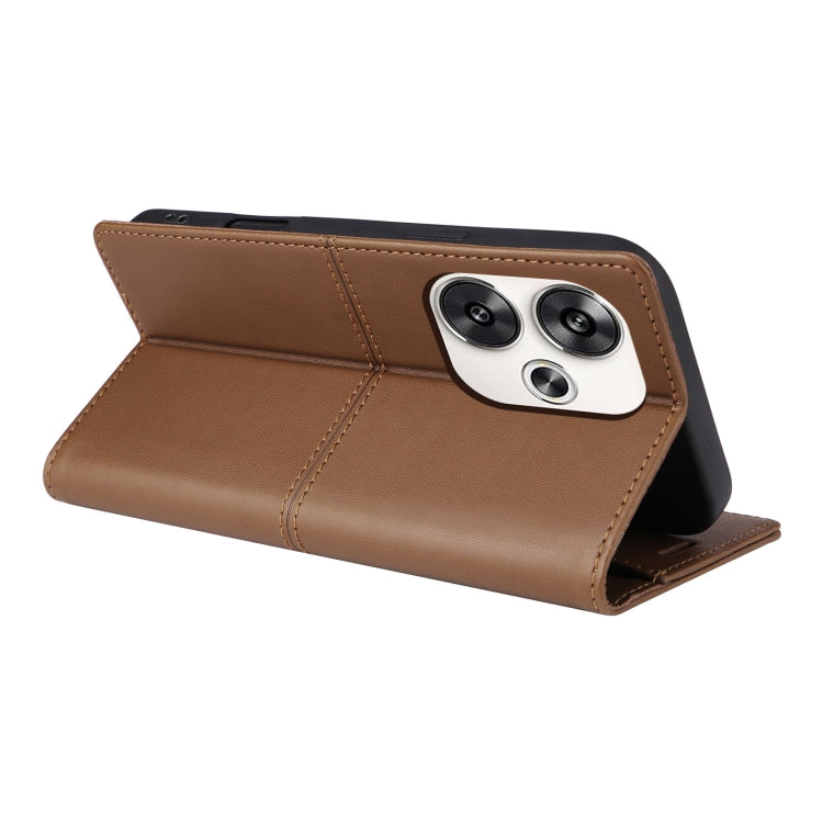 For Xiaomi Poco F6 GQUTROBE G01 RFID Anti-theft Leather Phone Case