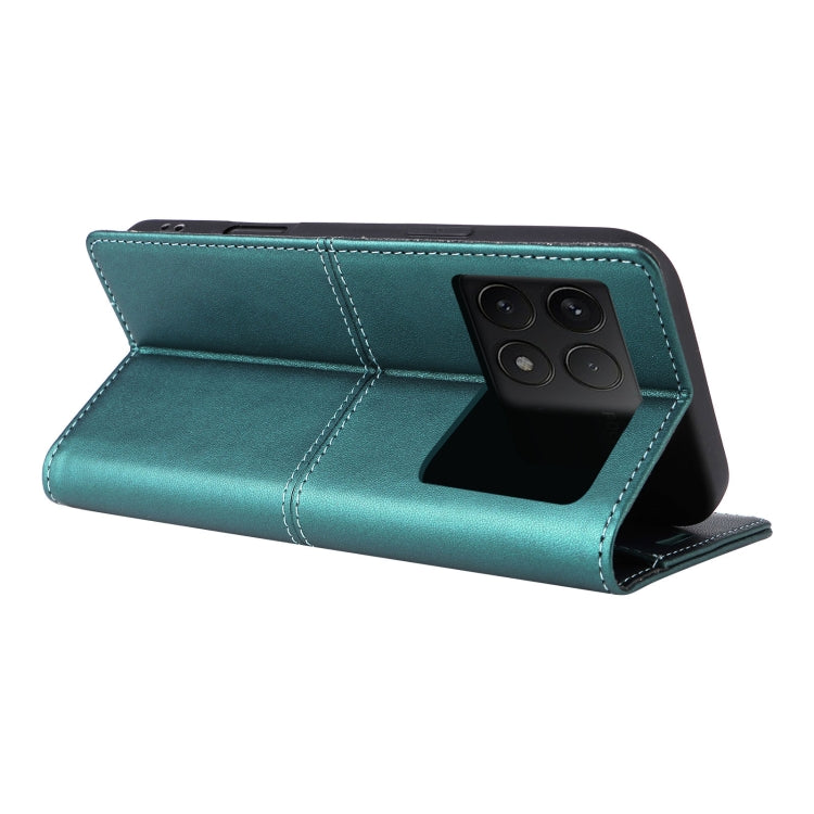 For Xiaomi Poco F6 Pro GQUTROBE G01 RFID Anti-theft Leather Phone Case