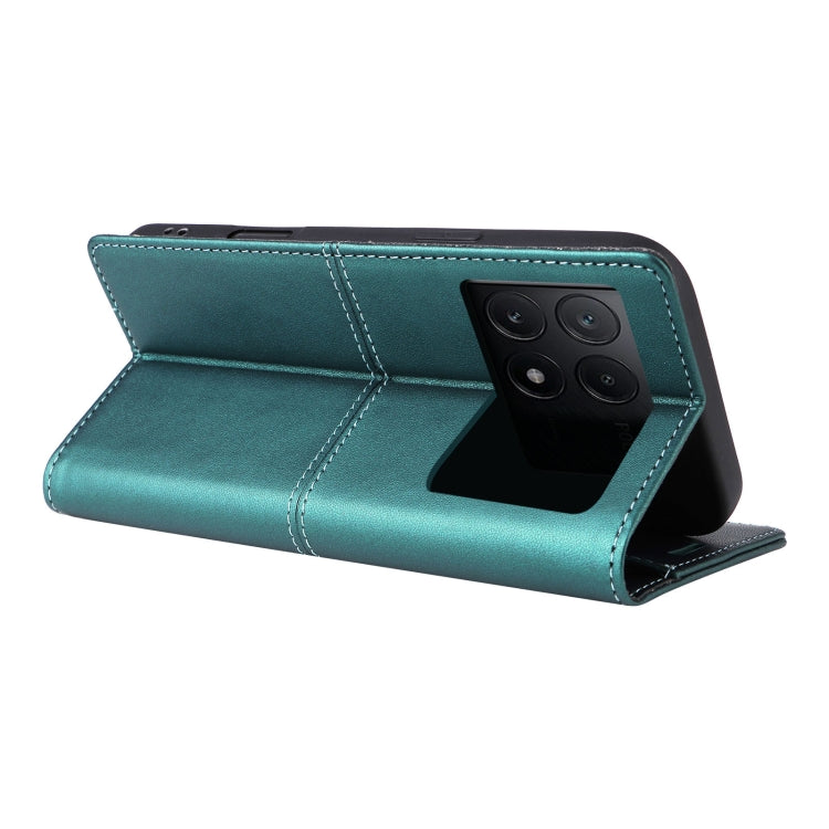For Xiaomi Poco X6 Pro GQUTROBE G01 RFID Anti-theft Leather Phone Case