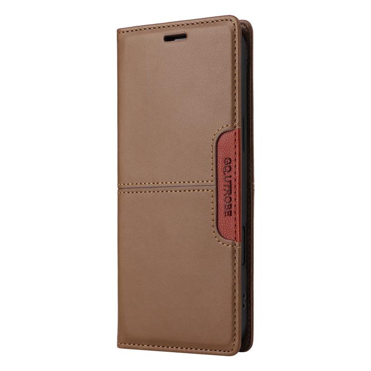 For Xiaomi Poco X7 Pro GQUTROBE G01 RFID Anti-theft Leather Phone Case