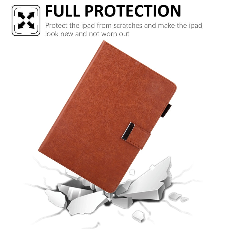 For iPad mini 6 / mini 2024 Hardware Buckle Deformation Holder Smart Leather Tablet Case