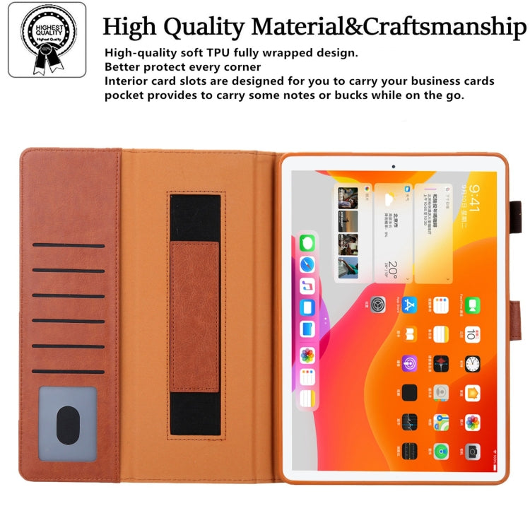 For iPad mini 6 / mini 2024 Hardware Buckle Deformation Holder Smart Leather Tablet Case