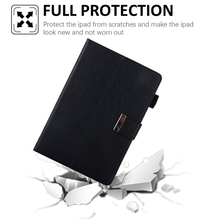 For iPad mini 6 / mini 2024 Hardware Buckle Deformation Holder Smart Leather Tablet Case