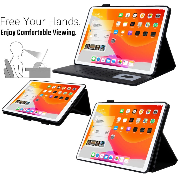 For iPad mini 6 / mini 2024 Hardware Buckle Deformation Holder Smart Leather Tablet Case