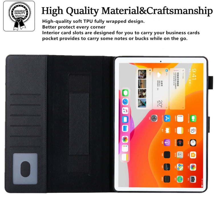 For iPad mini 6 / mini 2024 Hardware Buckle Deformation Holder Smart Leather Tablet Case