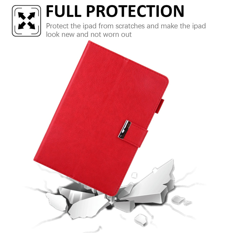 For iPad mini 6 / mini 2024 Hardware Buckle Deformation Holder Smart Leather Tablet Case