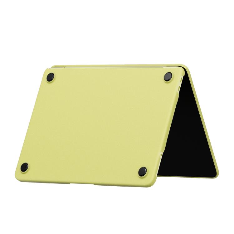 For MacBook Neo 13 inch 2026 A18 Pro A3404 Crystalline Matte Hardshell Laptop Protective Case  - Yellow