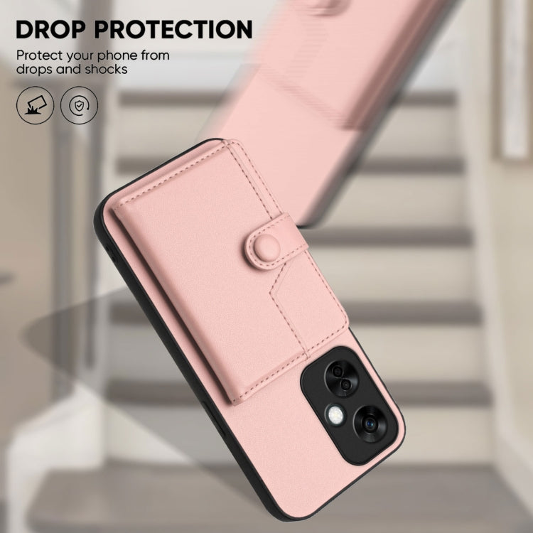 For OnePlus Nord CE 3 Lite Button Card Bag RFID Anti-theft Phone Case