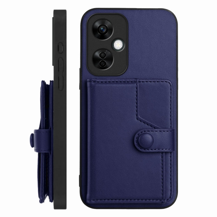 For OnePlus Nord CE 3 Lite Button Card Bag RFID Anti-theft Phone Case