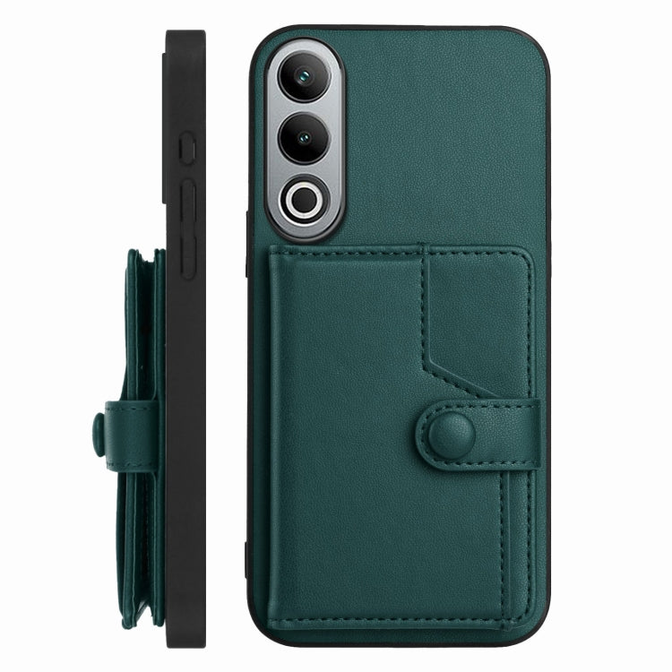 For OnePlus Nord CE4 Button Card Bag RFID Anti-theft Phone Case
