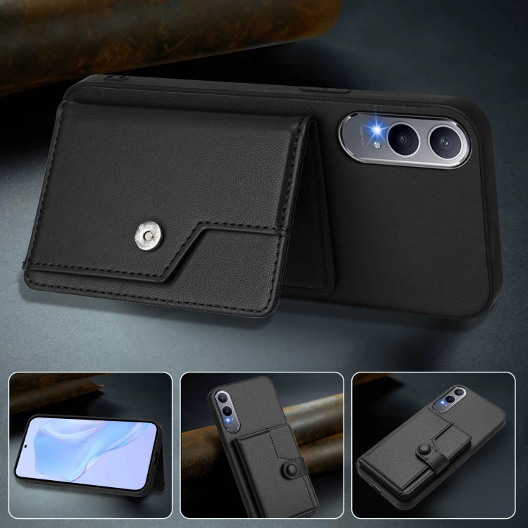 For OnePlus Nord CE4 Lite 5G Button Card Bag RFID Anti-theft Phone Case