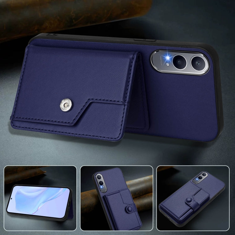 For OnePlus Nord CE4 Lite 5G Button Card Bag RFID Anti-theft Phone Case