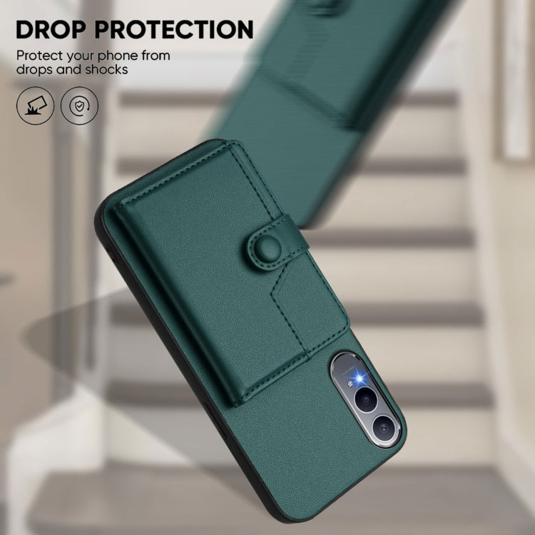 For OnePlus Nord CE4 Lite 5G Button Card Bag RFID Anti-theft Phone Case