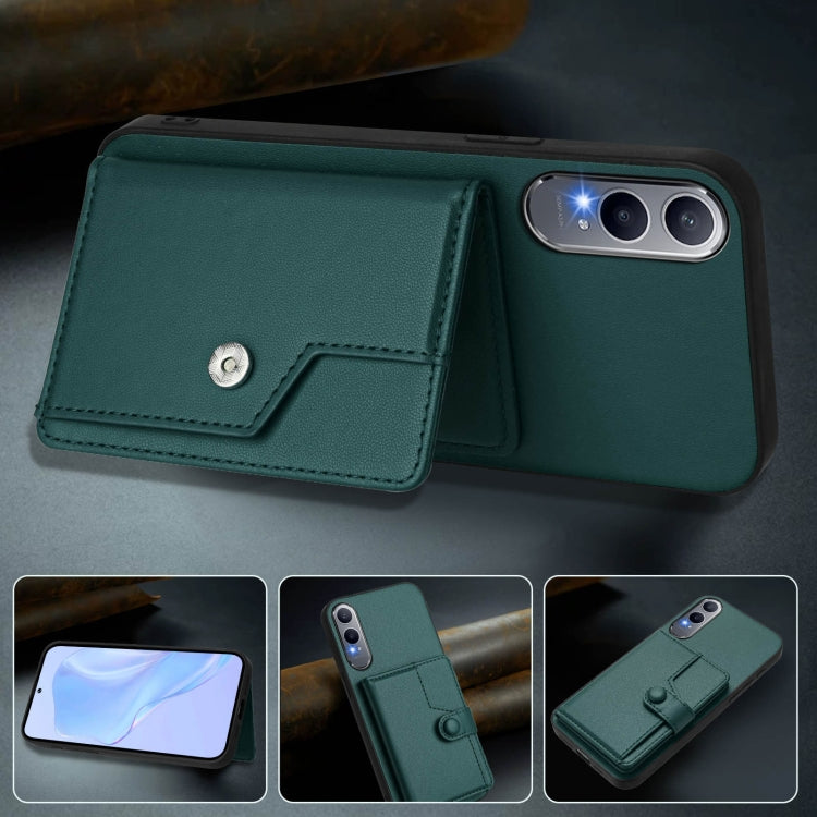 For OnePlus Nord CE4 Lite 5G Button Card Bag RFID Anti-theft Phone Case
