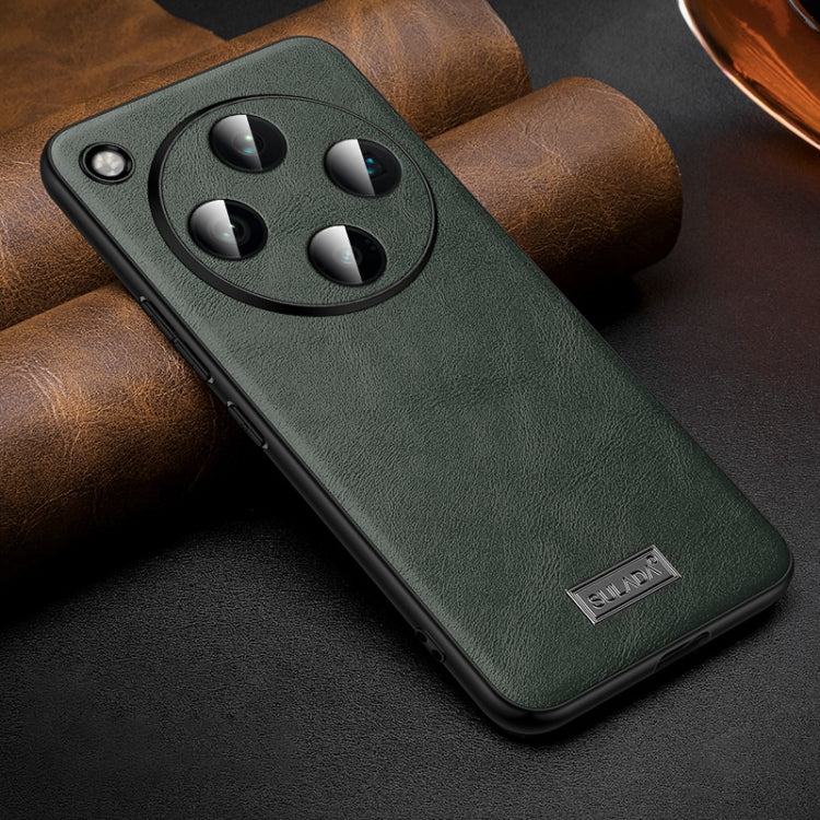 For OPPO Find X8 Pro SULADA Shockproof TPU + Handmade Leather Phone Case