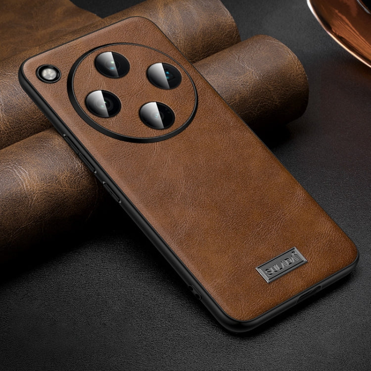 For OPPO Find X8 Pro SULADA Shockproof TPU + Handmade Leather Phone Case