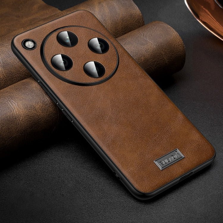 For OPPO Find X8 SULADA Shockproof TPU + Handmade Leather Phone Case