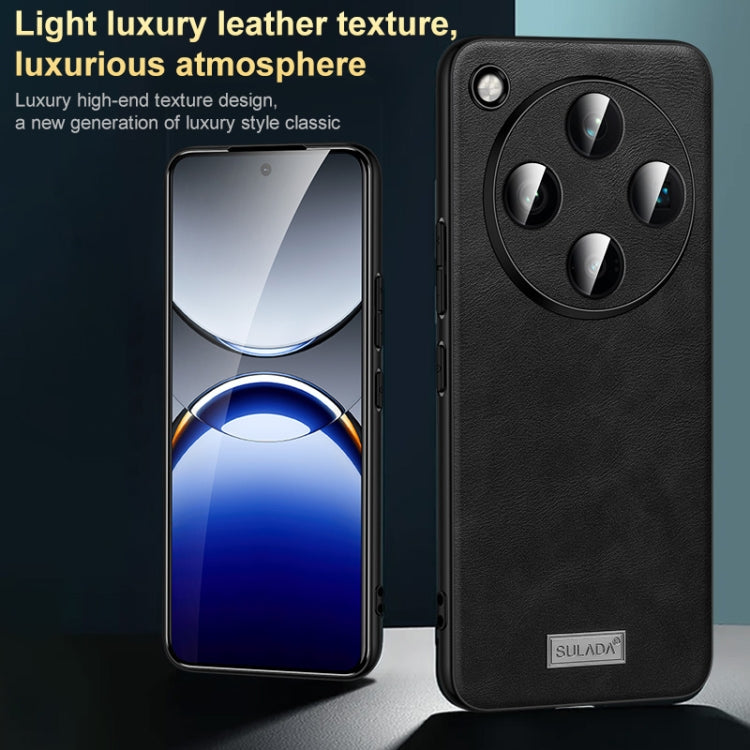 For OPPO Find X8 Pro SULADA Shockproof TPU + Handmade Leather Phone Case