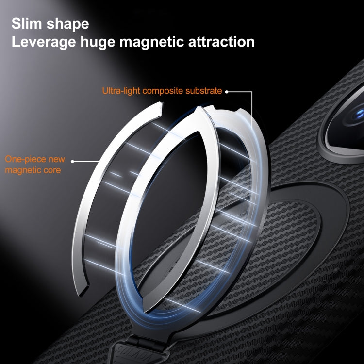 For Huawei Mate XT Ultimate Design SULADA Kevlar Texture MagSafe Magnetic Holder Phone Case
