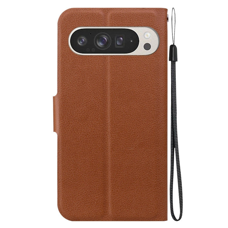 For Google Pixel 9 Pro XL Ultra-thin Voltage Magnetic Buckle Leather Phone Case