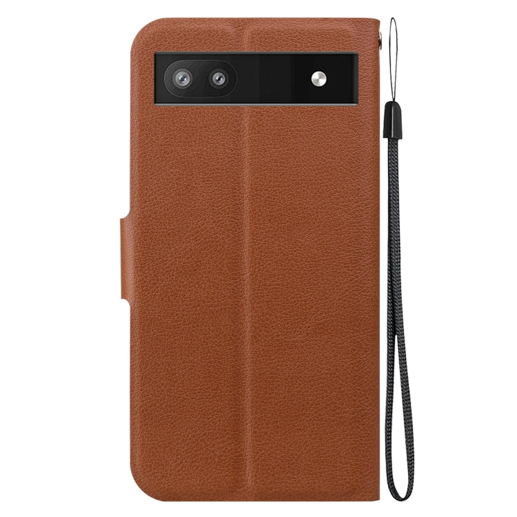 For Google Pixel 6a Ultra-thin Voltage Magnetic Buckle Leather Phone Case