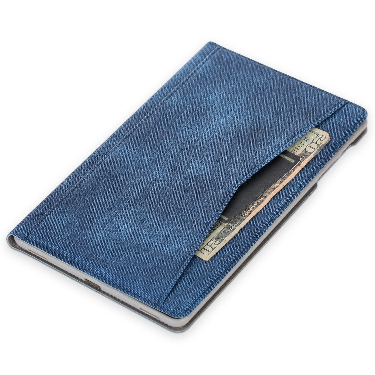 For Samsung Galaxy Tab A 10.1 (2019) T510/T515  Electric Pressed Horizontal Flip Leather Case with Card Slot