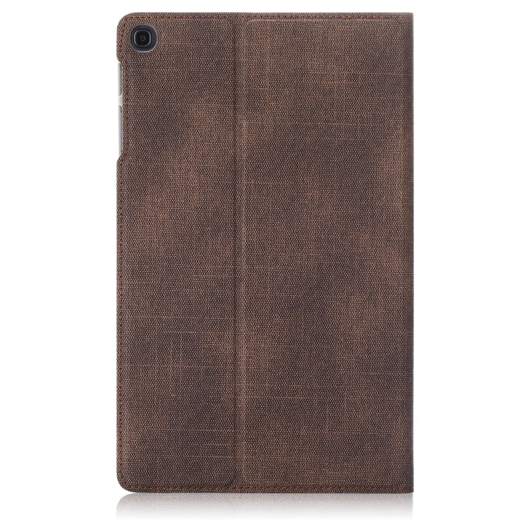 For Samsung Galaxy Tab A 10.1 (2019) T510/T515  Electric Pressed Horizontal Flip Leather Case with Card Slot