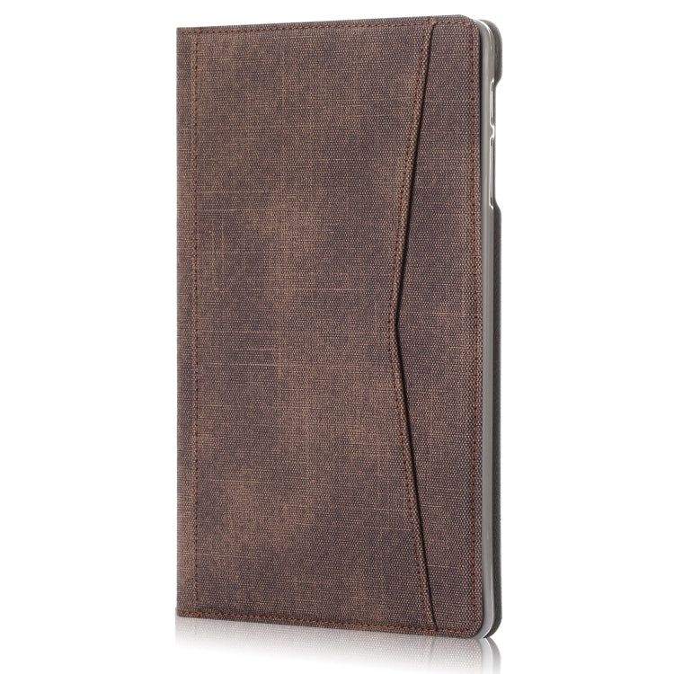 For Samsung Galaxy Tab A 10.1 (2019) T510/T515  Electric Pressed Horizontal Flip Leather Case with Card Slot