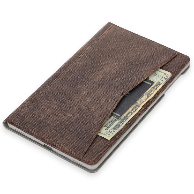 For Samsung Galaxy Tab A 10.1 (2019) T510/T515  Electric Pressed Horizontal Flip Leather Case with Card Slot