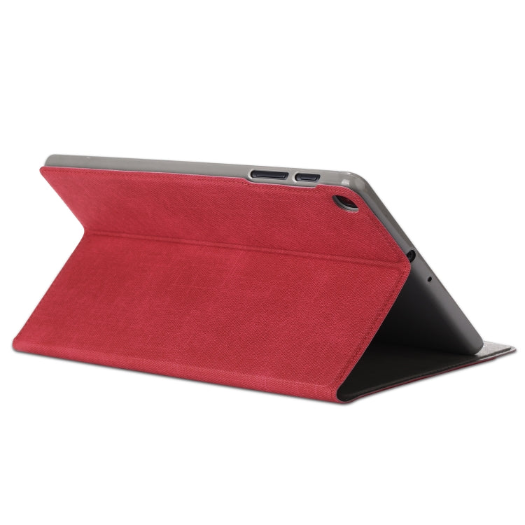 For Samsung Galaxy Tab A 10.1 (2019) T510/T515  Electric Pressed Horizontal Flip Leather Case with Card Slot