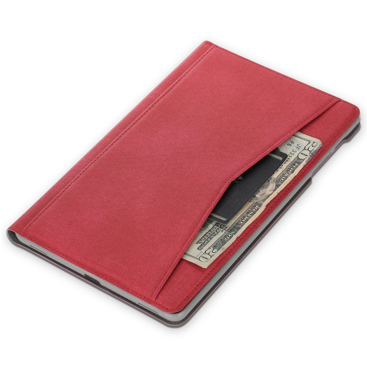 For Samsung Galaxy Tab A 10.1 (2019) T510/T515  Electric Pressed Horizontal Flip Leather Case with Card Slot