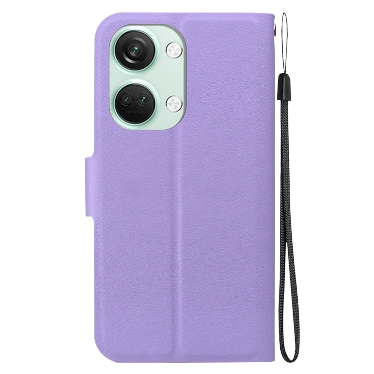 For OnePlus Nord 3 / Ace 2V Ultra-thin Voltage Magnetic Buckle Leather Phone Case